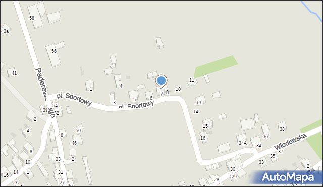 Myszków, Plac Sportowy, 7, mapa Myszków