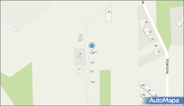 Nadma, Platanowa, 31a, mapa Nadma