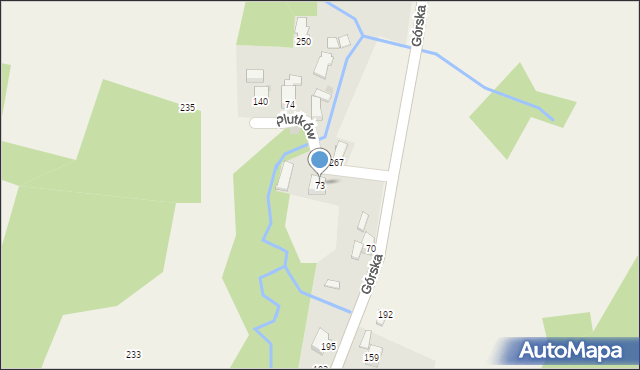 Nieledwia, Plutków, 73, mapa Nieledwia