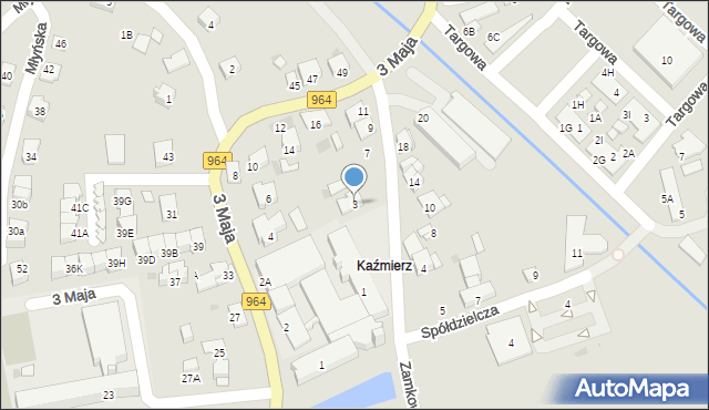 Niepołomice, Plac Kazimierza Wielkiego, 3, mapa Niepołomice