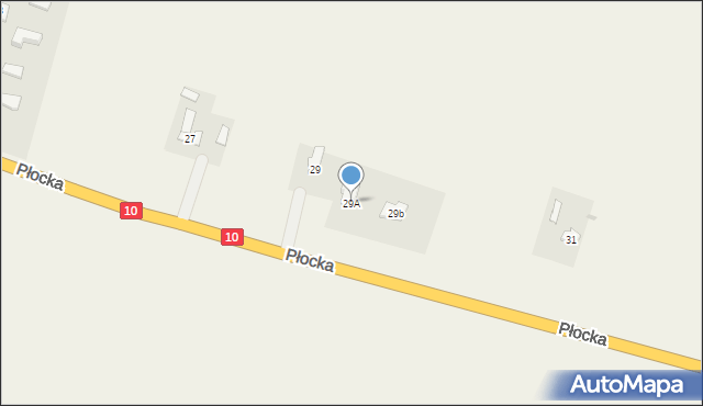 Nowa Góra, Płocka, 29A, mapa Nowa Góra