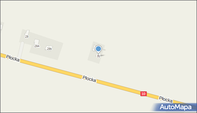 Nowa Góra, Płocka, 31, mapa Nowa Góra