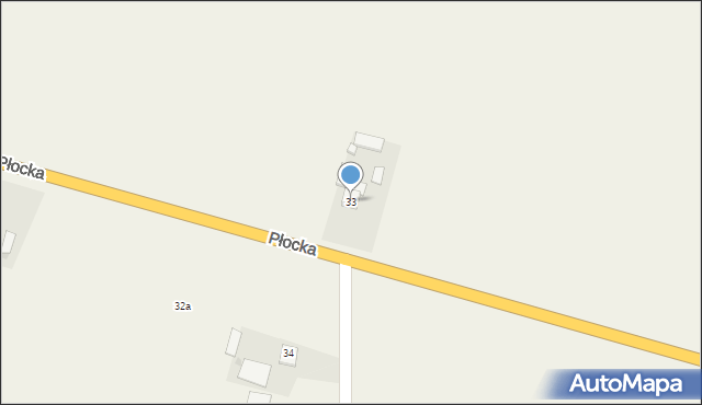 Nowa Góra, Płocka, 33, mapa Nowa Góra