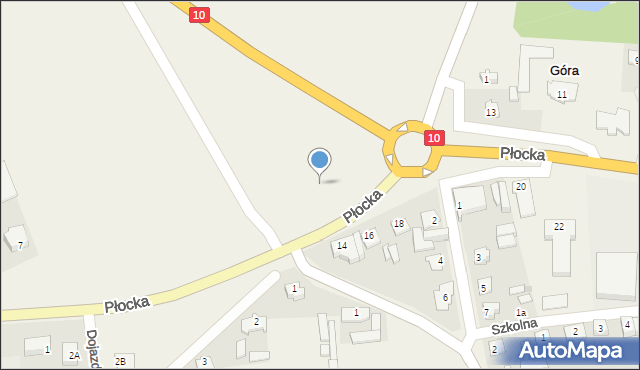 Nowa Góra, Płocka, 7a, mapa Nowa Góra