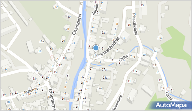 Nowa Ruda, Plac Grunwaldzki, 1a, mapa Nowa Ruda