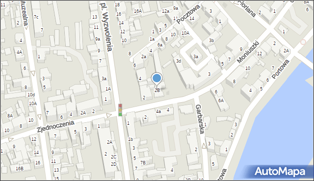 Nowa Sól, Plac Wyzwolenia, 2B, mapa Nowa Sól