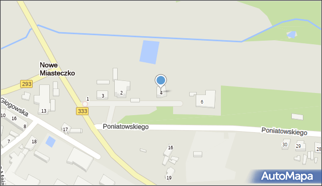 Nowe Miasteczko, Plac Strzelecki, 4, mapa Nowe Miasteczko
