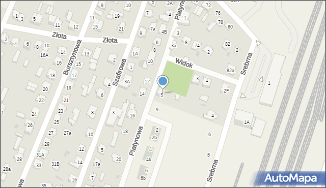 Nowe Pieścirogi, Platynowa, 7, mapa Nowe Pieścirogi