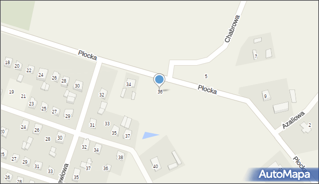 Nowe Proboszczewice, Płocka, 36, mapa Nowe Proboszczewice