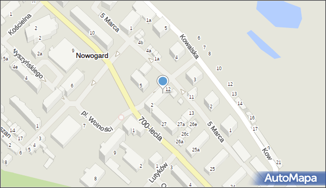 Nowogard, Plac Wolności, 4, mapa Nowogard