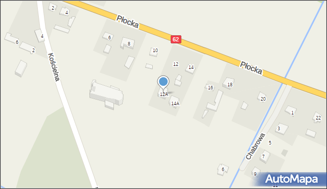 Nowy Duninów, Płocka, 12A, mapa Nowy Duninów