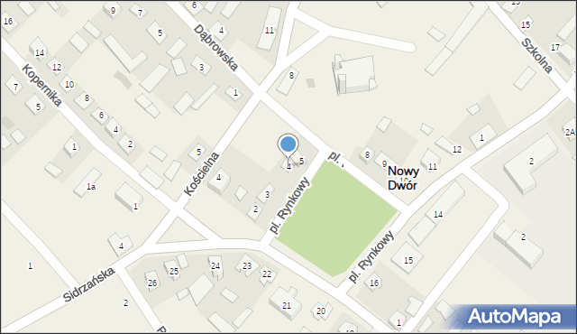 Nowy Dwór, Plac Rynkowy, 4, mapa Nowy Dwór
