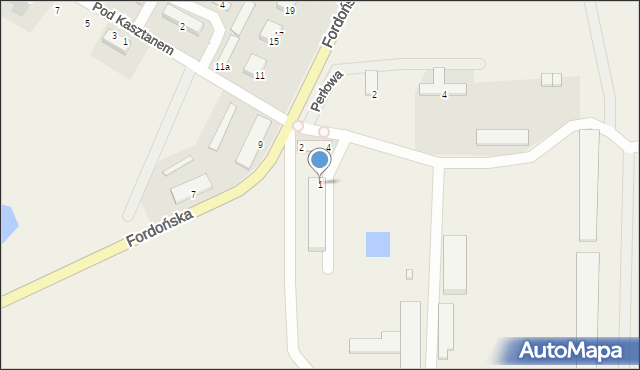 Nowy Dwór, Platynowa, 1, mapa Nowy Dwór