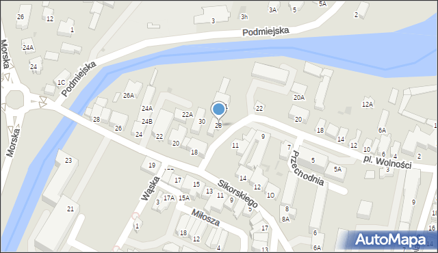 Nowy Dwór Gdański, Plac Wolności, 28, mapa Nowy Dwór Gdański