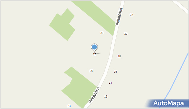 Nowy Dzikowiec, Plebańska, 27, mapa Nowy Dzikowiec