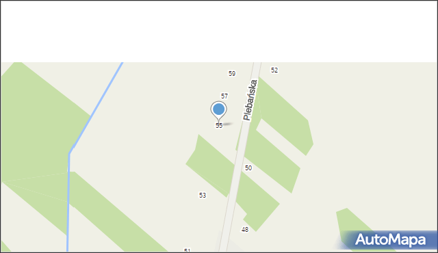 Nowy Dzikowiec, Plebańska, 55, mapa Nowy Dzikowiec