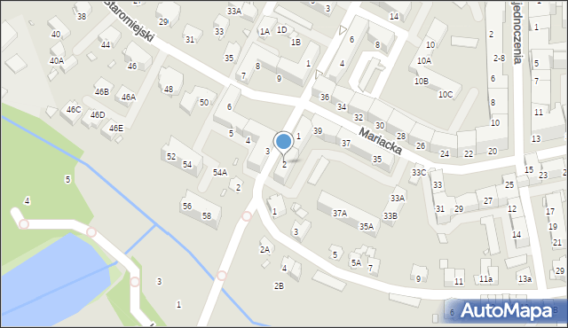 Nysa, Plac Staromiejski, 2, mapa Nysy