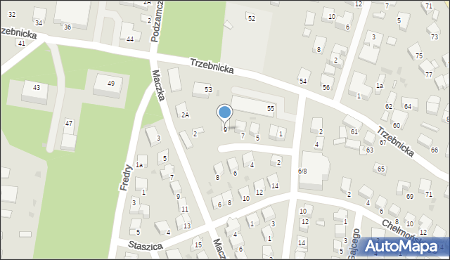 Oborniki Śląskie, Plac Zwycięstwa, 9, mapa Oborniki Śląskie