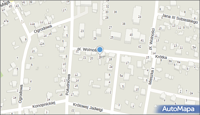 Ogrodzieniec, Plac Wolności, 19, mapa Ogrodzieniec