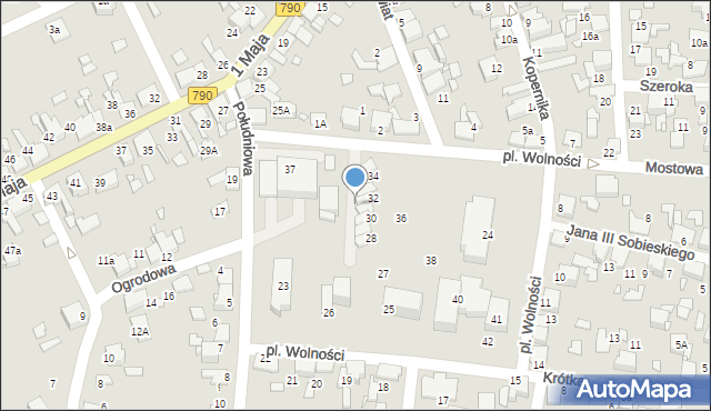 Ogrodzieniec, Plac Wolności, 37a, mapa Ogrodzieniec