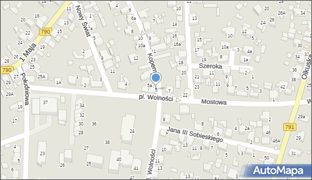 Ogrodzieniec, Plac Wolności, 5, mapa Ogrodzieniec