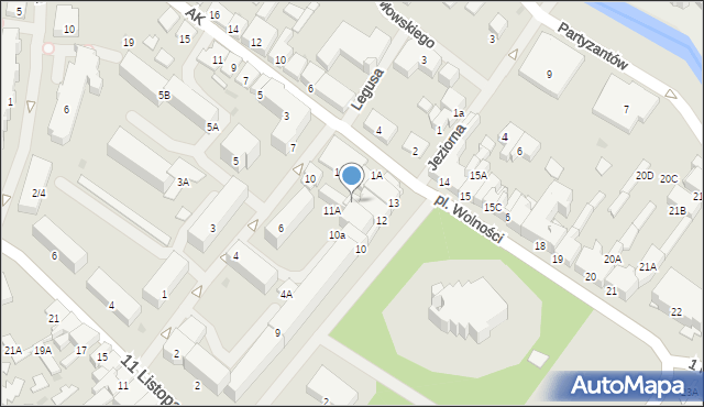 Olecko, Plac Wolności, 12A, mapa Olecko