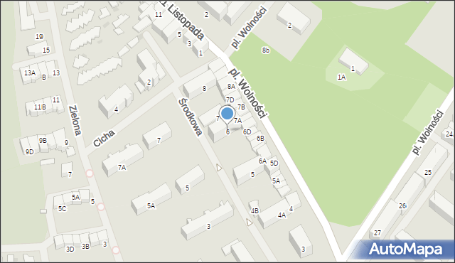 Olecko, Plac Wolności, 6, mapa Olecko