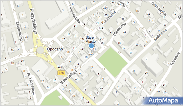 Opoczno, Plac Kościuszki Tadeusza, gen., 12, mapa Opoczno