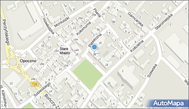 Opoczno, Plac Kościuszki Tadeusza, gen., 16, mapa Opoczno