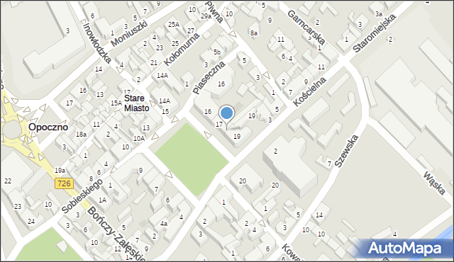 Opoczno, Plac Kościuszki Tadeusza, gen., 18, mapa Opoczno