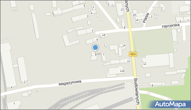 Opole, Plac Szafranka Józefa, ks., 3, mapa Opola