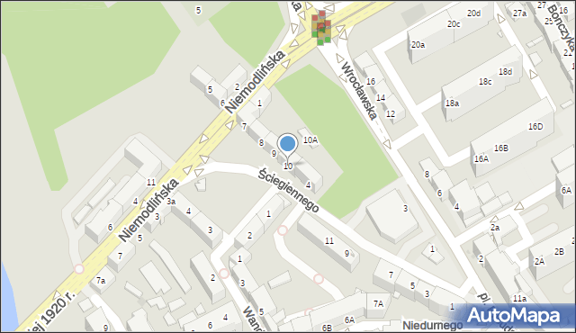 Opole, Plac Jana Kazimierza, 10, mapa Opola