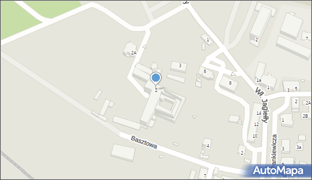 Opole, Plac Klasztorny, 2, mapa Opola