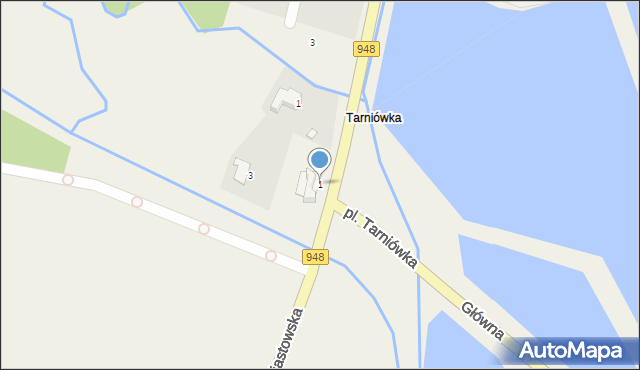 Osiek, Plac Tarniówka, 1, mapa Osiek