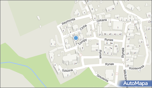 Otmuchów, Plac Jana Pawła II, 3, mapa Otmuchów