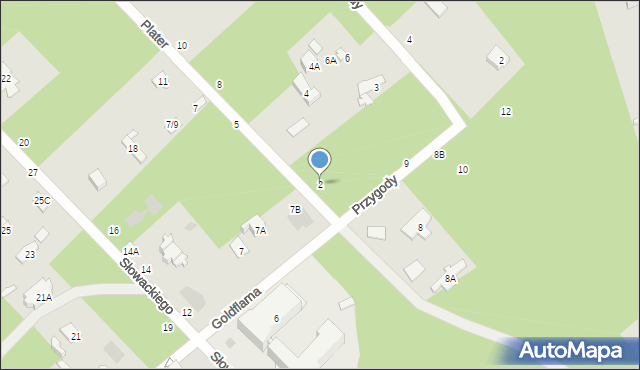 Otwock, Plater Emilii, 2, mapa Otwock