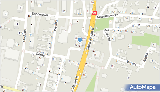 Ożarów, Plac Wolności, 17, mapa Ożarów