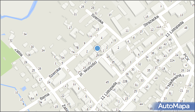 Parczew, Plac Wolności, 27A, mapa Parczew