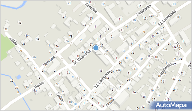 Parczew, Plac Wolności, 27b, mapa Parczew
