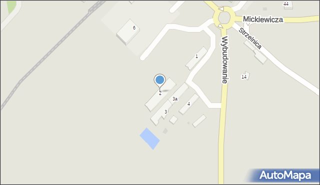 Pelplin, Plac Cukrowni, 2, mapa Pelplin