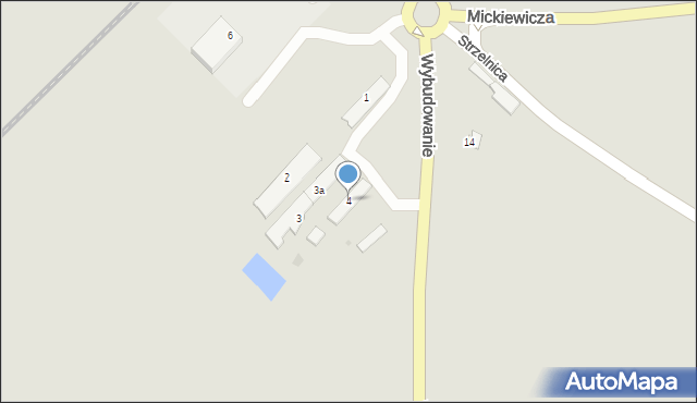 Pelplin, Plac Cukrowni, 4, mapa Pelplin