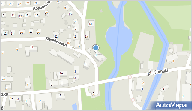 Pelplin, Plac Wolności, 1, mapa Pelplin