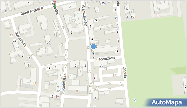 Piaseczno, Plac Piłsudskiego Józefa, marsz., 6, mapa Piaseczno