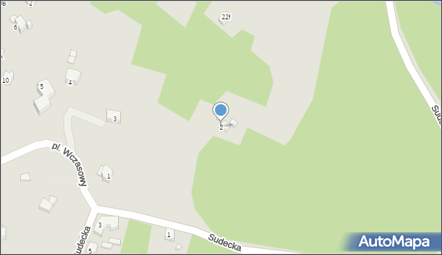 Piechowice, Plac Wczasowy, 2, mapa Piechowice