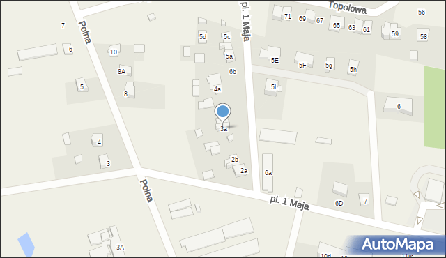 Piecki, Plac 1 Maja, 3a, mapa Piecki