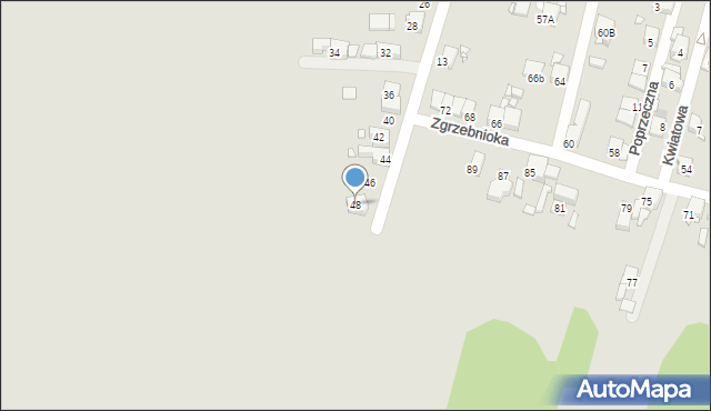 Piekary Śląskie, Plebiscytowa, 48, mapa Piekary Śląskie