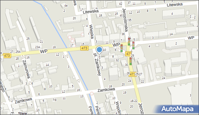 Piotrków Trybunalski, Plac Zamkowy, 1, mapa Piotrków Trybunalski