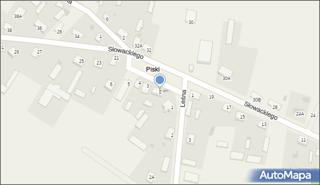 Piski, Plac Wolności, 2, mapa Piski
