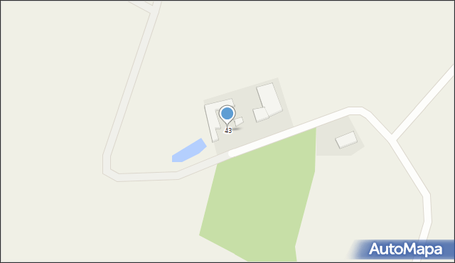 Płąchawy, Płąchawy, 43, mapa Płąchawy