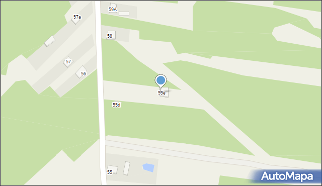 Płaczków-Piechotne, Płaczków-Piechotne, 55e, mapa Płaczków-Piechotne